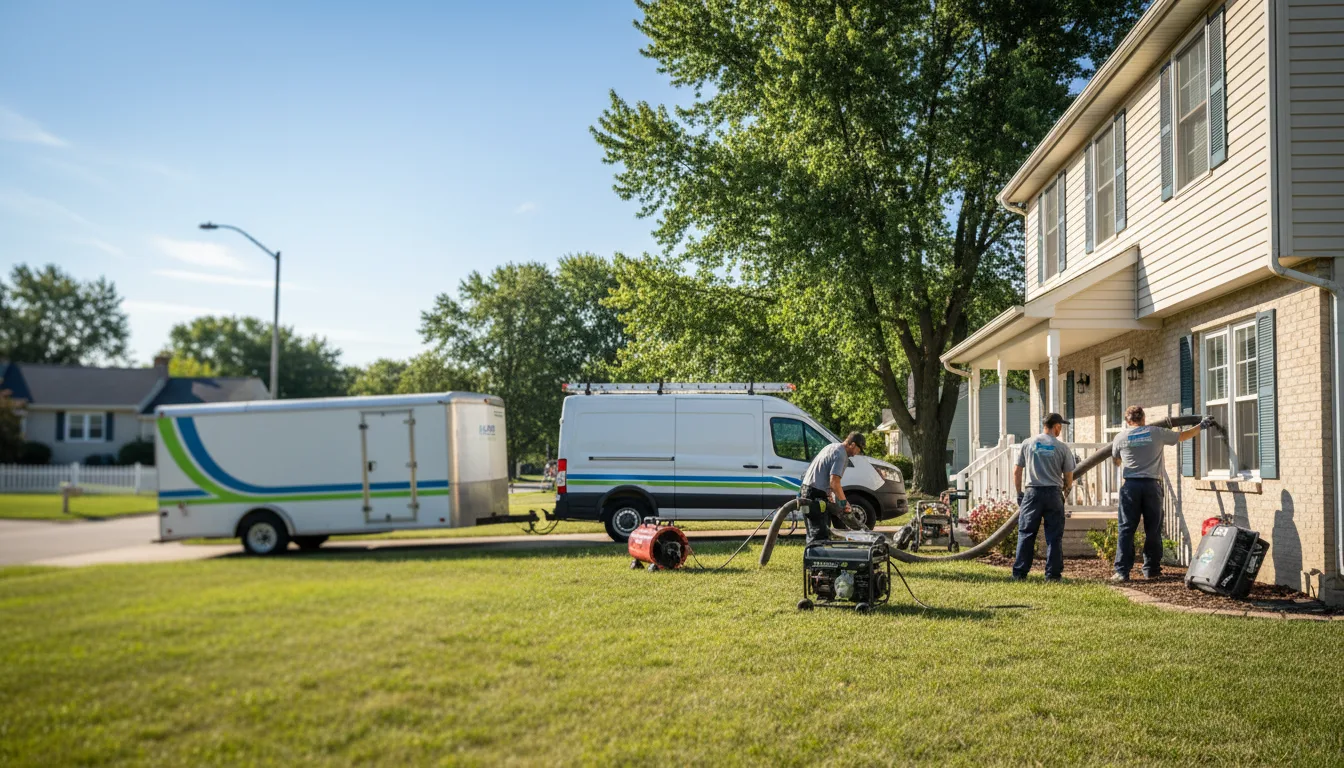 Flooded Basement Restoration And Cleanup With Repair in Port Washington, OH near me
